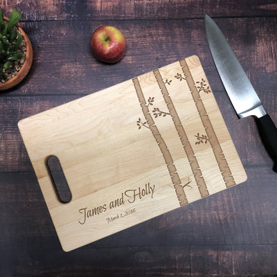 Couples Tree Personalized Cutting Board