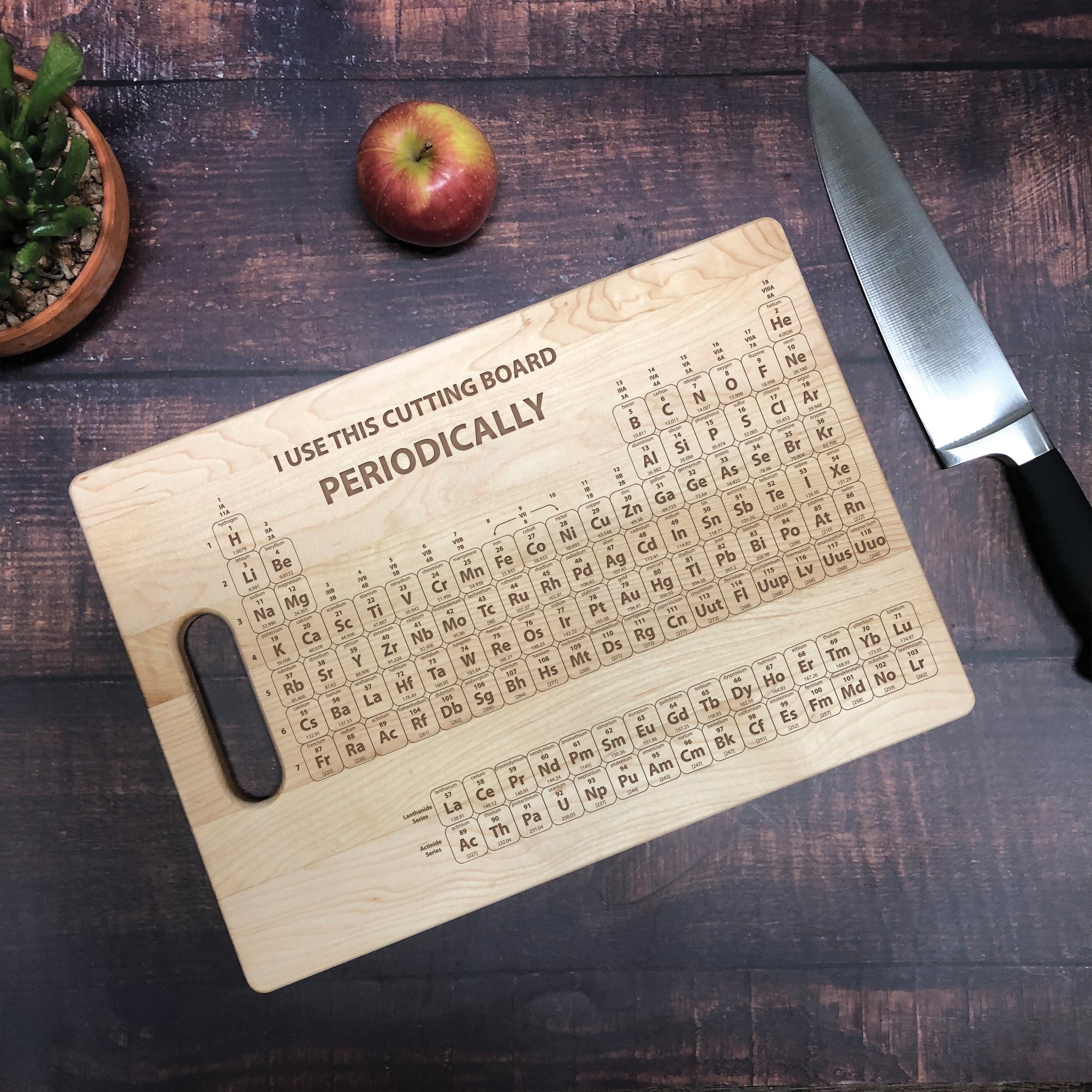Periodic Table of Elements Science Cutting Board