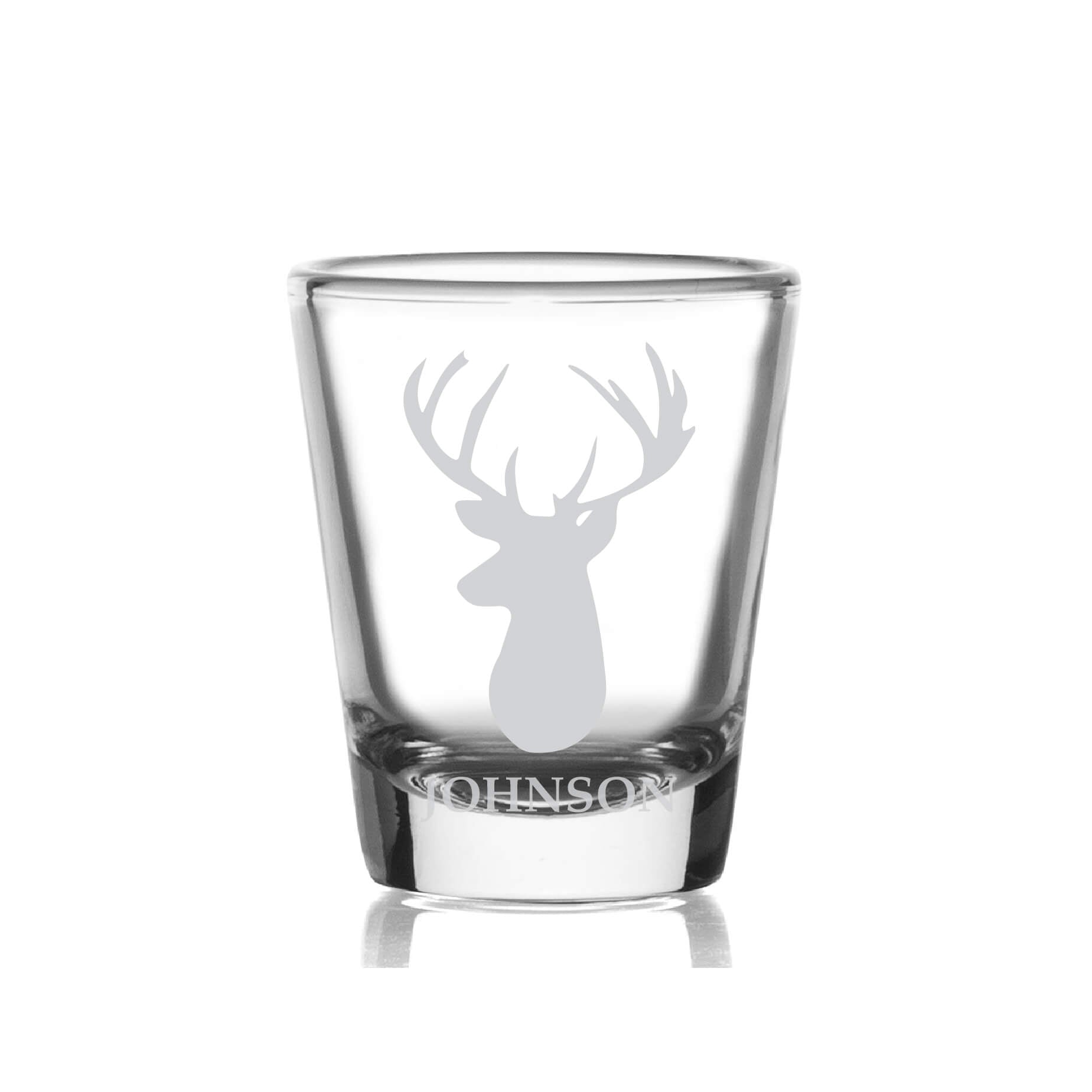 Buck Personalized Shot Glass