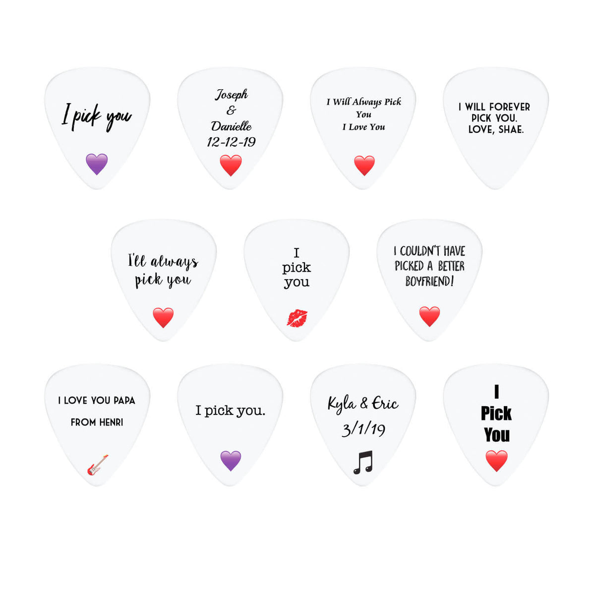 Personalized Guitar Picks
