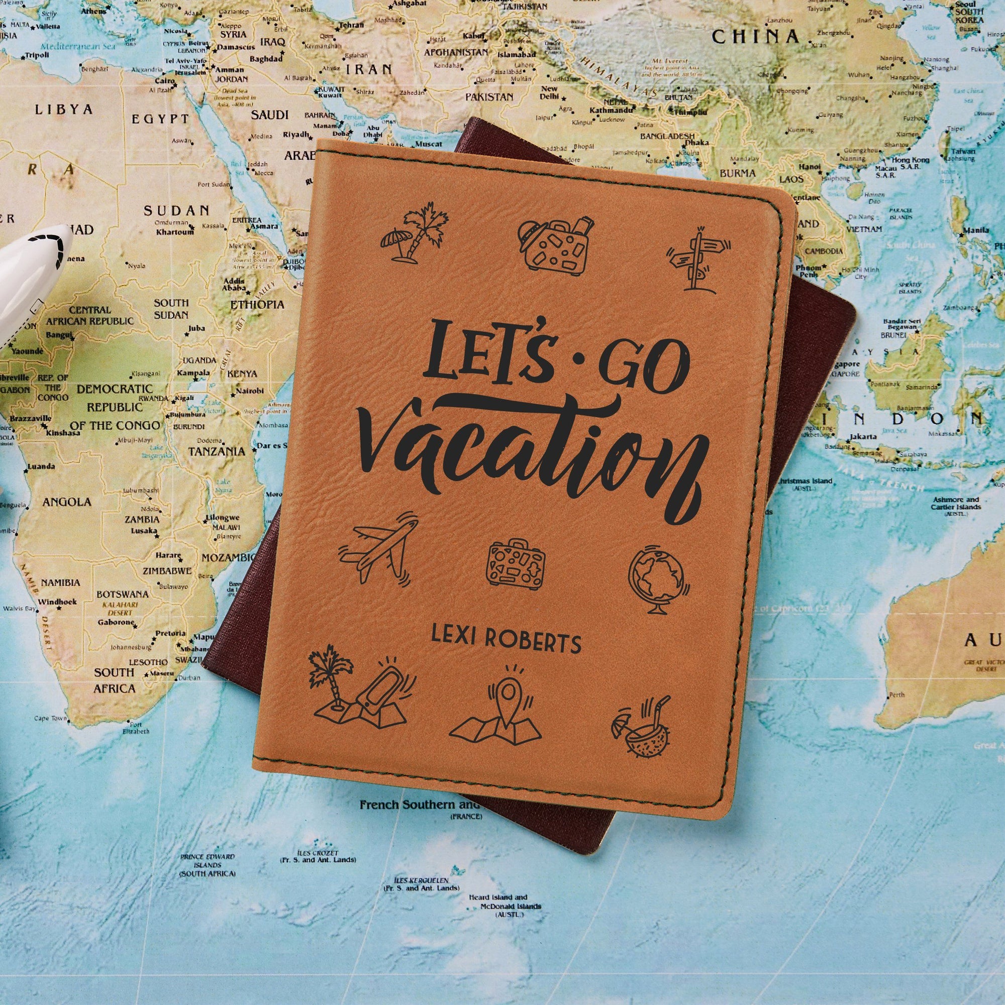 Let's Go Vacation Passport Holder