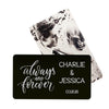 Always & Forever Script Personalized Metal Wallet Card