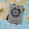 World Landmark Compass Passport Holder